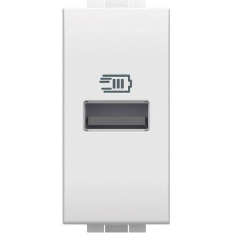 Bticino livinglight usb ladegerät mit 5vdc spannung weiß - n4191a