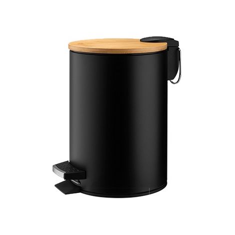 KADAX Badmülleimer, Schwarz, 3L (1/5)