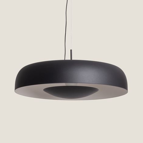 Lámpara Colgante LED 20W Acero Duval Negro (1/5)