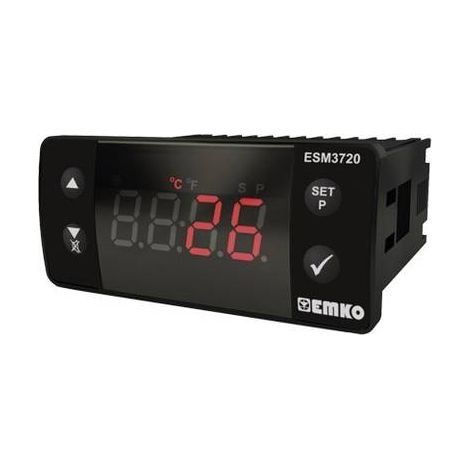 Emko ESM 3720 regulador de temperatura negro preciso
