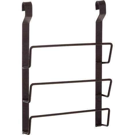 Premier Housewares Sorello Matte Black Hanging Pan Lid Rack (1/5)
