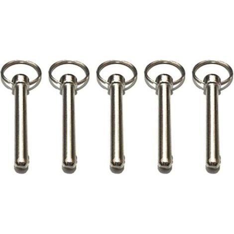 Goupilles à Dégagement Rapide Goupille de Verrouillage 8mm Avec Extrémité à Boule à Ressort Accessoires de Verrouillage, Matériel Marin, Broche Supérieure Bimini,Diamètre 8 Mm, Longueur Totale 72