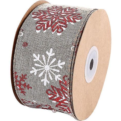 1 rouleau de ruban de Noël pour offrir un livre (1/3)