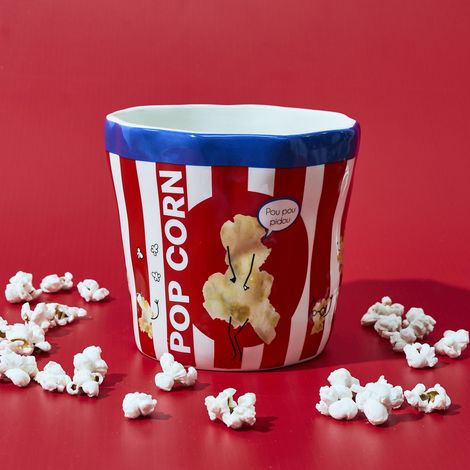 Pot en céramique - COOK CONCEPT - Spécial Pop Corn - Multicolore (1/4)