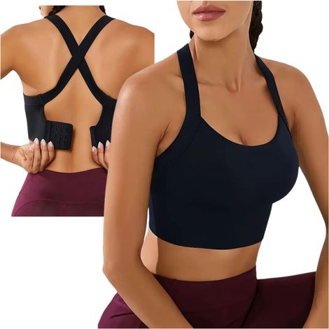 Sport-BH, Fitness-BH, Trainingstop, Damengröße L, weich, bequem