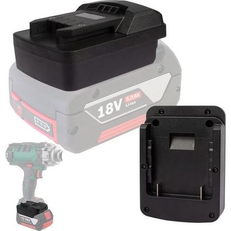Adaptateur Convertisseur Batterie 18V vers Parkside XTeam 20V Compatible GBA Non Rechargeable pour Outils Bricolage (1/5)