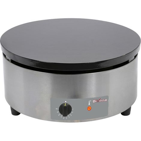 Crêpière haut rendement, électrique, Ø 400 mm "émaillée" - Diverso