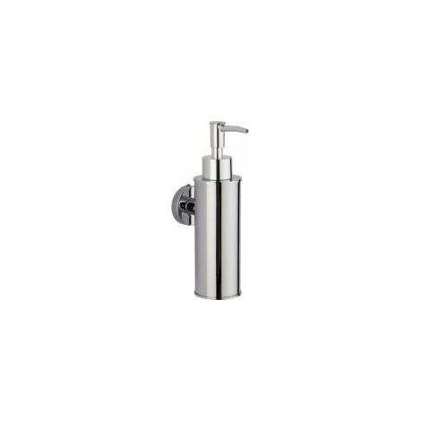 Distributeur de savon mural en acier inoxydable argent 304, distributeur de savon mural à presse pour gel douche et désinfectant pour les mains d'hôtel