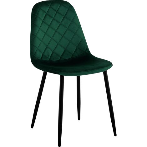 Poltrona Orlando in velluto verde scuro (1/5)