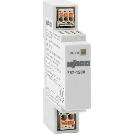 [NEUWERTIG] B-Ware WAGO 787-1200 Hutschienen-Netzteil (DIN-Rail) 0.5 A Messtechnik Stromversorgung (1/2)