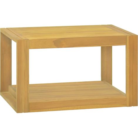 Wand-Badschrank 60x45x35 cm Massivholz Teak vidaXL