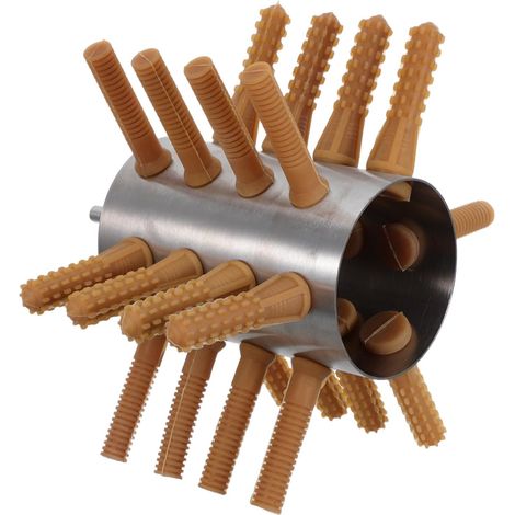 Plumeuse de Poulet en Acier Inoxydable Doigts en Caoutchouc pour Plumage Rapide et Solide, pour Volailles en Espace Restreint Cuisine (1/5)