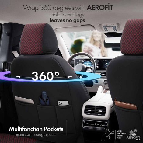 Ensemble de housses de siège auto OTOM SPORT PLUS 103 BORDEAUX NZ (1/5)