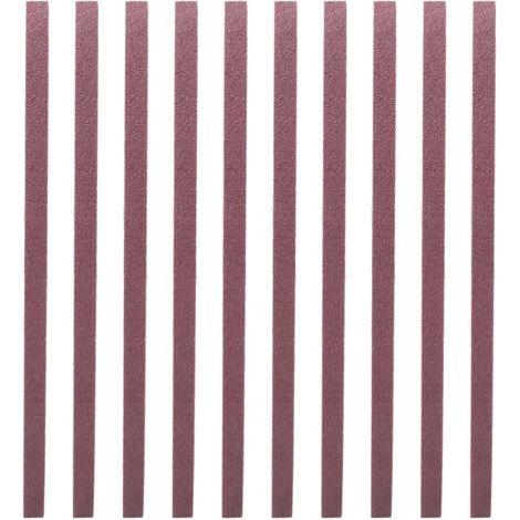 10pcs CELaire de ponçage en aluminium Pander de papier de verre de papier abrasif 533 x 9 mm (60 ) (1/5)