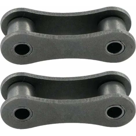 2x Maillon interne pour chaînes à pas double DIN 8181 pas 25,4mm (1 Inch) Ascenseur Transporteuse Machine Agricole Rouleaux Intérieur (1/3)