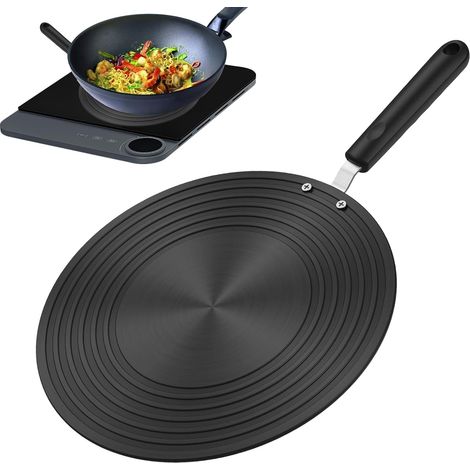 Induction adapter – Cooking converter disc with handle Ergonomic diffuser plate for cooktop (1/5)