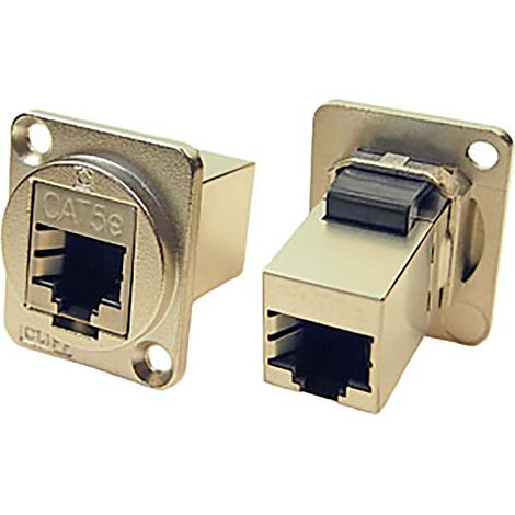 Connecteur traversant RJ45 cat. 5e RS PRO, ports Blindé ( Prix pour 1 )