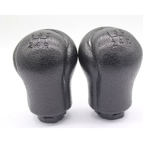 Convient pour le pommeau de levier de vitesses en plastique Toyota Hilux REVO, modification de voiture, noir 5 vitesses, une pièce, pommeau de levier de vitesses en plastique noir 5 vitesses Hilux REV