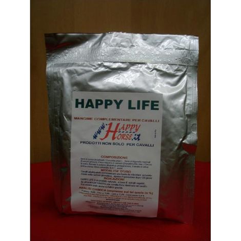 Happy Life mangime complementare per cavalli in presenza di forme endoparassitarie polvere 100 g