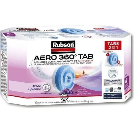 RUBSON 4 Nachfüllungen Aero 360 Lavendel (1/2)