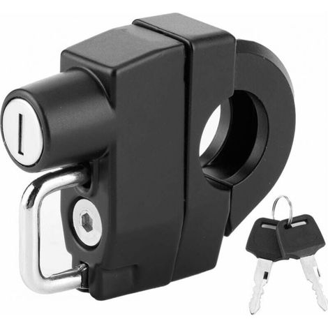 Helmet Lock, Universal Motorcycle Helmet Anti-Theft Lock with Key, Riding Accessory, Suitable for Handle Diameter 2.2-2.8cm Universal MUMU (1/4)