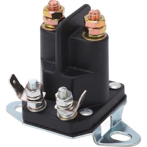 Anlasserrelais mit ABS-Gehäuse und Kupferspule, Ersatz für Rasenmäherrelais (12 V) für Fahrzeuge (1/5)