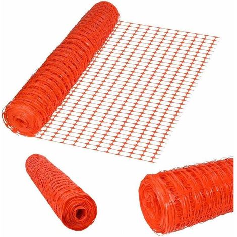 Clôture zu/bei Maillons von Chaîne 100cm von Höhe Pe in/aus Kunststoff Fil von Lapin Fil von Lapin Découpable Orange Souris Maille Clôtures Fil von Maille Différentes Longueurs 30 m