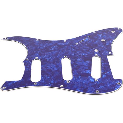 Plaque de protection en aluminium pour guitare, pare-batterie anti-rayures en PVC, revêtement métallique GSSS33 (1/5)