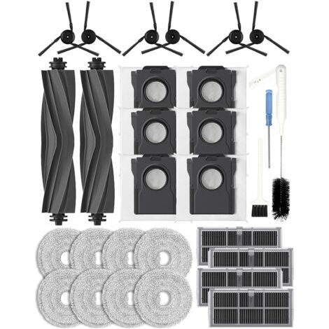 Set of 28 spare parts for the Dreame X40 Ultra/L40 Ultra/X40 Master/Mova P50 Pro Ultra/Mova P10 Pro Ultra robotic vacuum cleaners, 4 HEPA activated carbon filters, 6 vacuum cleaner bags--DTEKGAZ