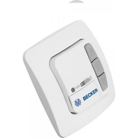 Interrupteur inverseur UC52 – Relais de commande intégré pour moteur de volet roulant – Alimentation 230V – IP20 – Encastrable L85,4 x l54 x H21,4 mm – Becker