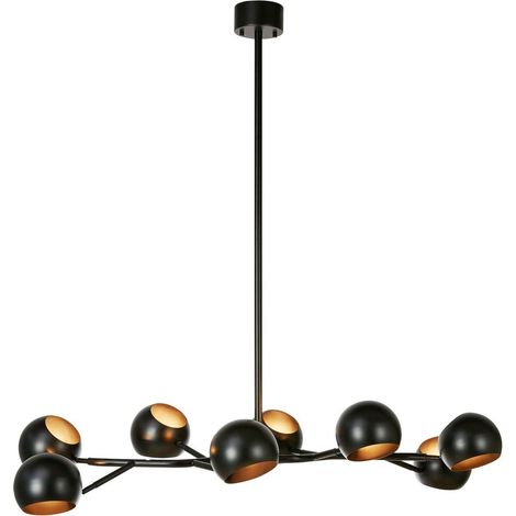 Suspension 8xe14 40w max noire - markslojd - edgar 88869199 88869199 88869199 88869199 (1/3)