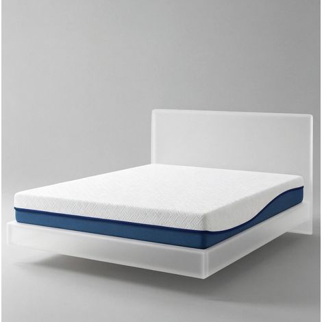 Materasso 90x190 cm in memory foam al tè verde, fodera lavabile, rigidità media (1/4)