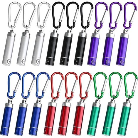 Pack de 18 Mini Lampes Poche Porte-Clés pour Enfants, en (1/5)