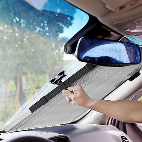 Pare-soleil rétractable pour voiture, protection solaire, isolation thermique, pliable, pour intérieur automobile, 70 cm / 27,55 pouces (1/5)