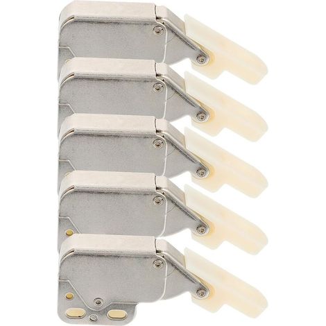 Lot de 5 boucles à ressort autobloquantes pour portes de placard (1/5)