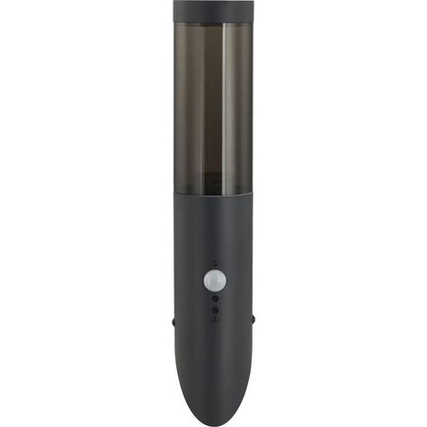 Lindby Lámpara de pared exterior 'Statius' en Negro Metal