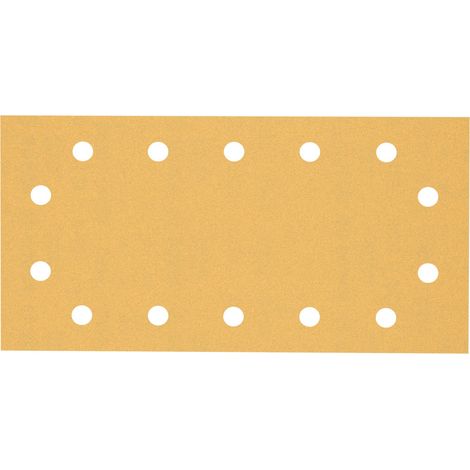 Papier de verre EXPERT C470, 14 trous pour ponceuses, 115 x 230 mm, K 120, lot de 50