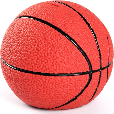 Tirelire de basket-ball pour garçons — Tirelire sur le thème du sport, résistante aux chutes (15 x 14 cm) (1/4)
