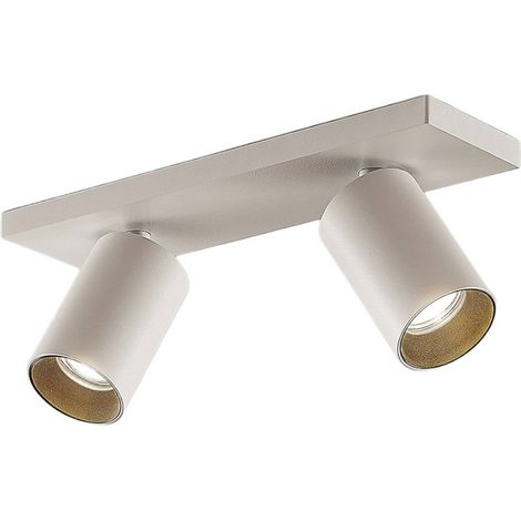 Spotlight "Brinja" aus aluminium / grå / zink für hall von Arcchio