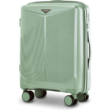 Maleta de cabina Wings COCKATIEL de polipropileno de 20 pulgadas, color verde militar.