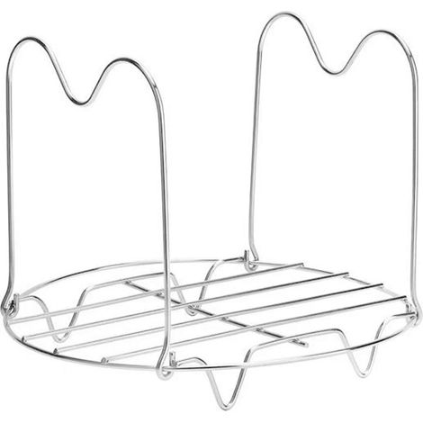Panier Vapeur - Grille à Vapeur avec Poignées - Compatible Autocuiseur Électrique 6 L et 8 L - Hauteur 2,5 cm - Poignées 13 cm - 1 Pièce (1/5)