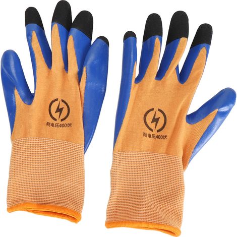 Gant isolant électrique 400 V, antidérapant, à basse tension et résistant aux écrans tactiles, pour la maintenance des instruments et appareils d'instrumentation. (1/5)
