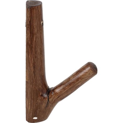 Patère murale branche de bois de caféier, déco murale, accroche-vêtements salon/chambre/cuisine/salle de bain, 16,5 cm (1/5)