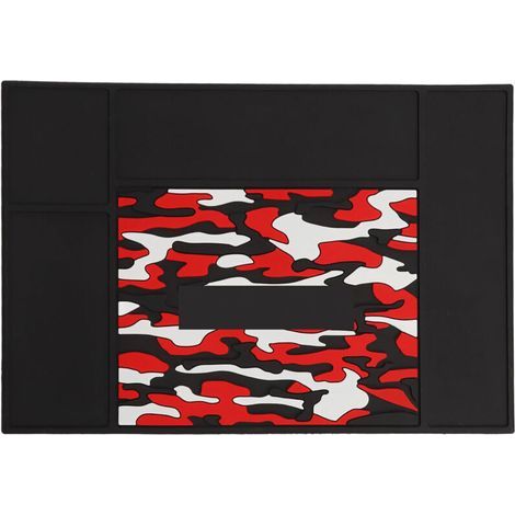 Tappetino antiscivolo per parrucchiere, organizer per postazione salone in morbido silicone (1/5)