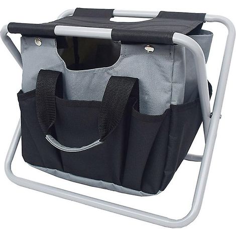 Chaises d'extérieur, chaise pliante portable d'extérieur multifonctionnelle pour la pêche, le camping et le jardin, tabouret pliable (1/4)