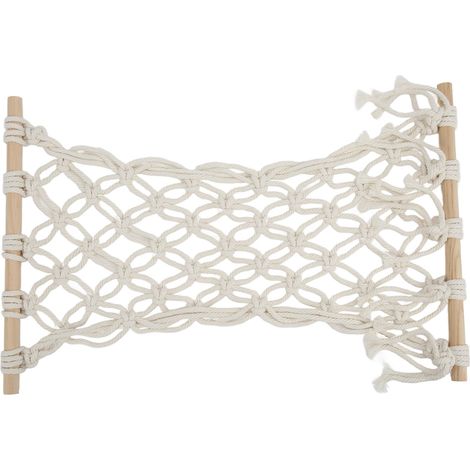 Panier suspendu en fil de coton pour fruits et légumes, gain de place et écologique, à glisser sous un meuble (1/5)