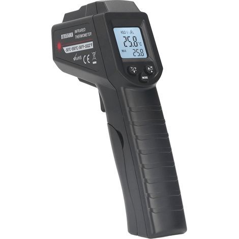 DT8550KH Non-Contact Digital Temperature Gun with Infrared Thermometer for Industrial Food Processing Equipment (1/5)
