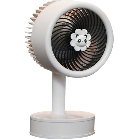 USB-Tischventilator – Leiser, rotierender, tragbarer Ventilator für Zuhause, Büro und Reisen – 1 Stück (1/5)