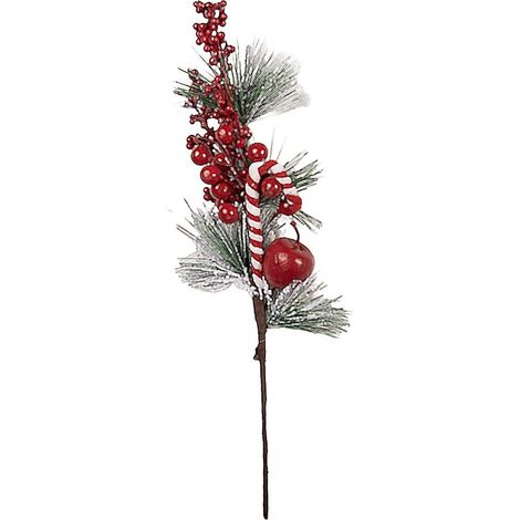 Décoration de Noël Festive et Élégante en Plastique Blanc pour Intérieur 12 x 9 x 40 cm - PANGIVO