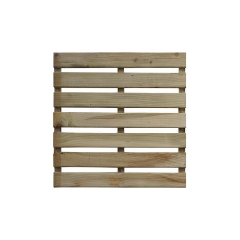 PEDANA IN PINO IMPREGNATO 50X50 CM 7 LISTELLI